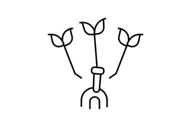 El yapımı tarım araçları, vektör, piksel mükemmel, illüstratör dosyası