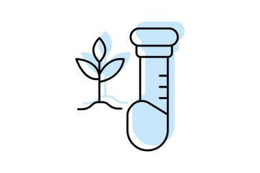 Toprak Beslenme Testi, vektör, piksel mükemmel, illüstratör dosyası