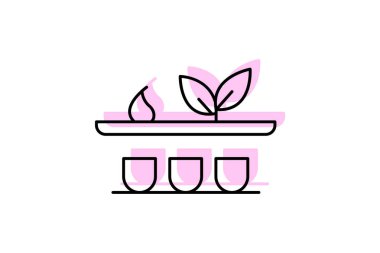 Organik Herb Rafı, vektör, piksel mükemmel, illüstratör dosyası