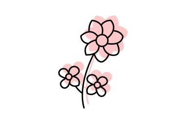 Arı dostu çiçekler, vektör, piksel mükemmel, illüstratör dosyası