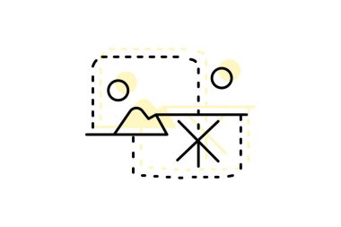 Kırpma Sembolü, vektör, piksel mükemmel, illüstratör dosyası