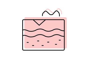 Sağlıklı Toprak Katmanları, vektör, piksel mükemmel, illüstratör dosyası