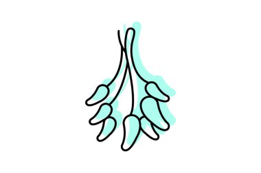 Kurutulmuş Bitkiler Bunch, vektör, piksel mükemmel, illüstratör dosyası