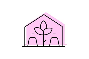 Kimyasal olmayan sera, vektör, piksel mükemmel, illüstratör dosyası