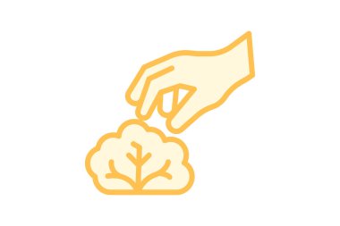 El Seçimi Marul, vektör, piksel mükemmel, illüstratör dosyası