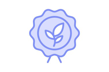 Organik Sertifika Damgası, vektör, piksel mükemmel, illüstratör dosyası