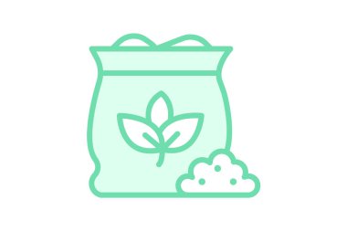 Doğal gübre, vektör, piksel mükemmel, illüstratör dosyası