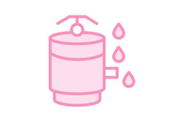 Yağmur Varili Ayarları, vektör, piksel mükemmel, illüstratör dosyası