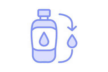 Yeniden Kullanılabilir Su Sistemi, vektör, piksel mükemmel, illüstratör dosyası