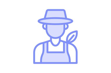 Yaprak logosu, vektörü, pikseli mükemmel, illüstratör dosyasına sahip çiftçi