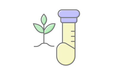Toprak Beslenme Testi, vektör, piksel mükemmel, illüstratör dosyası