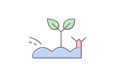 Küçük ölçekli tarım, vektör, piksel mükemmel, illüstratör dosyası