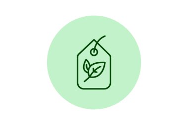 Organic Label Tag, vector, pixel perfect, illustrator file clipart