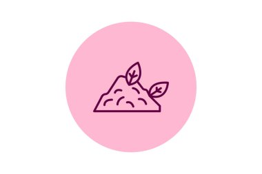 Doğal Gübre Yığını, vektör, piksel mükemmel, illüstratör dosyası