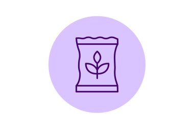 Organik Tohum Paketi, vektör, piksel mükemmel, illüstratör dosyası