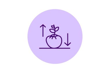 Domates Bitkisi Büyümesi, vektör, piksel mükemmel, illüstratör dosyası