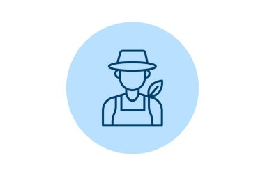 Yaprak logosu, vektörü, pikseli mükemmel, illüstratör dosyasına sahip çiftçi