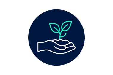 Filiz Elde, vektör, piksel mükemmel, illüstratör dosyası