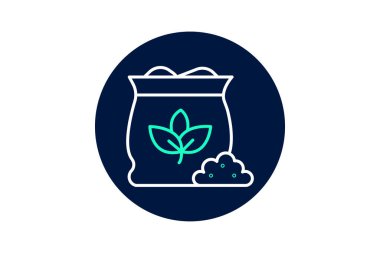 Doğal gübre, vektör, piksel mükemmel, illüstratör dosyası