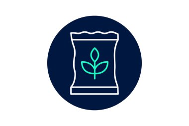 Organik Tohum Paketi, vektör, piksel mükemmel, illüstratör dosyası