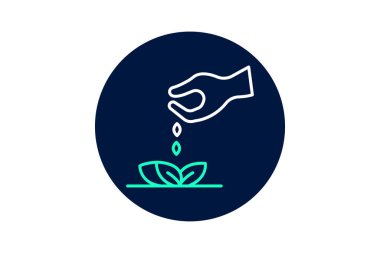 Organik tohumlar, vektör, piksel mükemmel, illüstratör dosyası ekiliyor