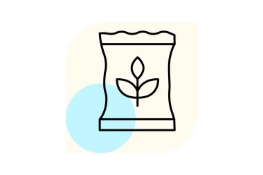 Organik Tohum Paketi, vektör, piksel mükemmel, illüstratör dosyası