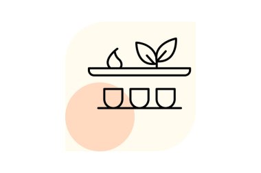 Organik Herb Rafı, vektör, piksel mükemmel, illüstratör dosyası