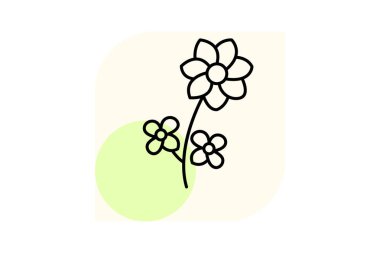 Arı dostu çiçekler, vektör, piksel mükemmel, illüstratör dosyası