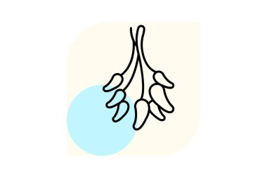 Kurutulmuş Bitkiler Bunch, vektör, piksel mükemmel, illüstratör dosyası