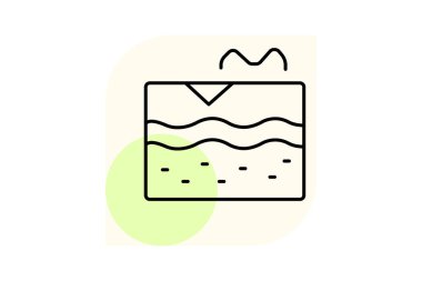 Sağlıklı Toprak Katmanları, vektör, piksel mükemmel, illüstratör dosyası