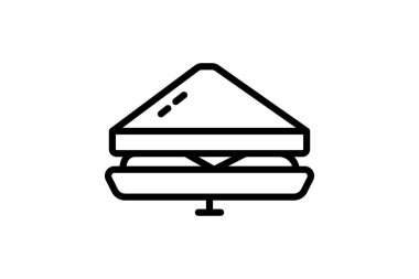 Sandviç Yapıcı, vektör, piksel mükemmel, illüstratör dosyası