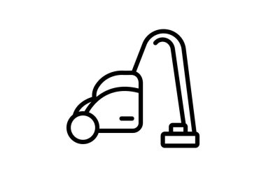 Elektrik süpürgesi, vektör, piksel mükemmel, illüstratör dosyası