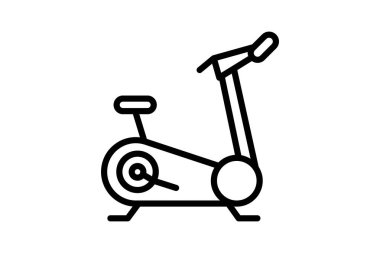 Egzersiz Bisiklet, vektör, piksel mükemmel, illüstratör dosyası