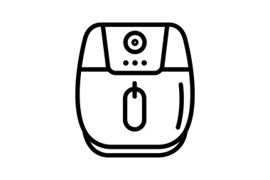 Air Fryer, vektör, piksel mükemmel, illüstratör dosyası