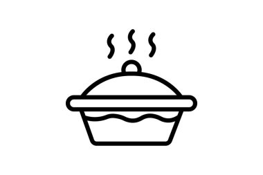 Yiyecek ısıtıcısı, vektör, piksel mükemmel, illüstratör dosyası