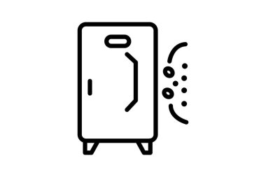 Dezenfeksiyon Kabinesi, vektör, piksel mükemmel, illüstratör dosyası