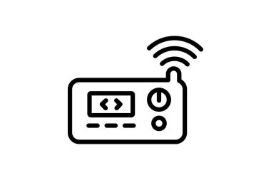 Akıllı Termostat, vektör, piksel mükemmel, illüstratör dosyası