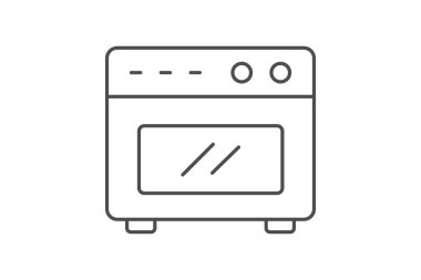 Fırın, vektör, piksel mükemmel, çizer dosyası