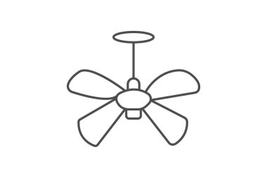 Tavan pervanesi, vektör, piksel mükemmel, illüstratör dosyası