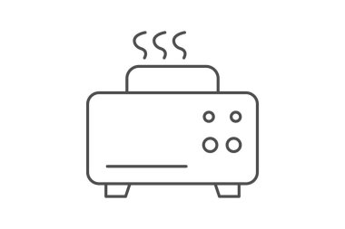 Tost makinesi, vektör, piksel mükemmel, illüstratör dosyası