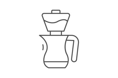 Kahve makinesi, vektör, piksel mükemmel, illüstratör dosyası