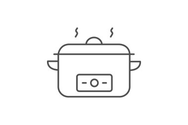 Yavaş Pişiren, vektör, piksel mükemmel, illüstratör dosyası