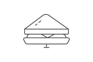 Sandviç Yapıcı, vektör, piksel mükemmel, illüstratör dosyası