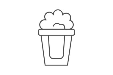 Patlamış mısır Yapıcı, vektör, piksel mükemmel, illüstratör dosyası