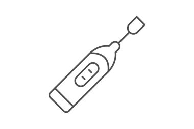 Elektrikli diş fırçası, vektör, piksel mükemmel, illüstratör dosyası