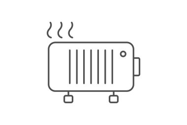 Isıtıcı, vektör, piksel mükemmel, çizer dosyası