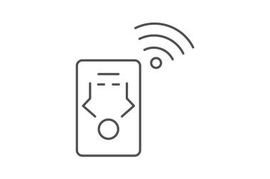 Uzaktan Denetim, vektör, piksel mükemmel, illüstratör dosyası