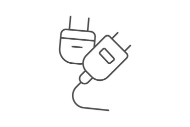 Eklenti Adaptörü, vektör, piksel mükemmel, illüstratör dosyası