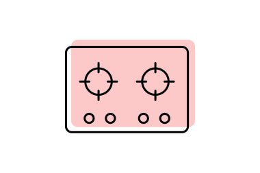 Fırın, vektör, piksel mükemmel, illüstratör dosyası