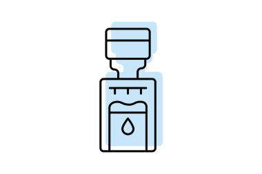 Su dağıtıcı, vektör, piksel mükemmel, illüstratör dosyası